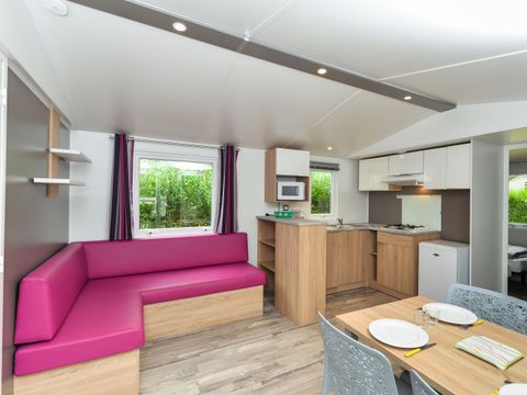 Mobilhome 4 personnes - Morgane Premium 33m² - 2 chambres - Terrasse couverte