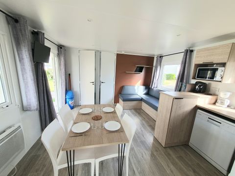 Mobilhome 4 personnes - Morgane Premium 33m² - 2 chambres - Terrasse couverte