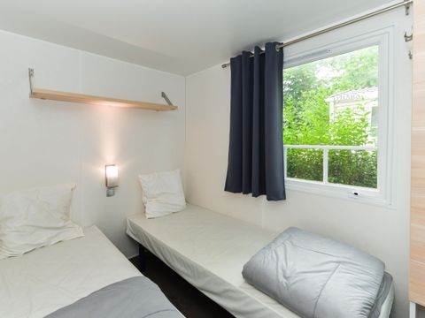 Mobilhome 4 personnes - Lancelot Standard 25m² - 2 chambres - Terrasse semi couverte