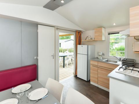 MOBILHOME 6 personnes - Mobil home Arthur Confort 29m² (3 chambres) + terrasse semi-couverte 4/6 pers