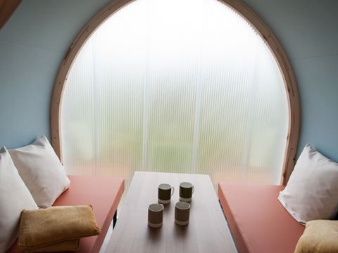 TENTE TOILE ET BOIS 4 personnes - Chalet tente Crevette