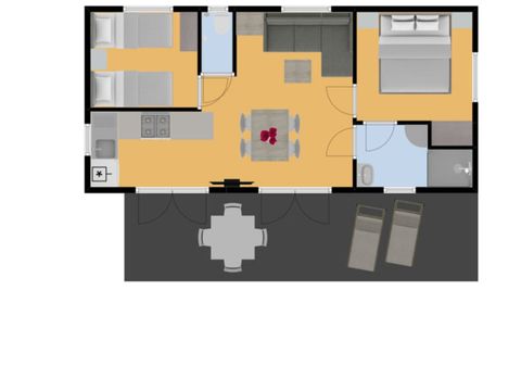 MOBILHOME 4 personnes - Etoile de Mer