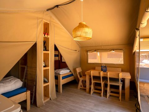 Hébergement 5 personnes - Tente safari Rouget