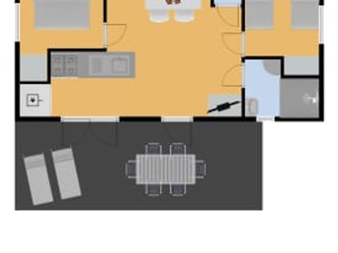 MOBILHOME 4 personnes - Langoustine MOBILHOME 4 personnes - Langoustine