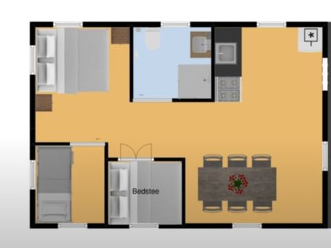 TENTE TOILE ET BOIS 6 personnes - Mouette TENTE TOILE ET BOIS 6 personnes - Mouette