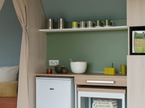 BUNGALOW TOILÉ 4 personnes - Bungalow tente Crevette BUNGALOW TOILÉ 4 personnes - Bungalow tente Crevette