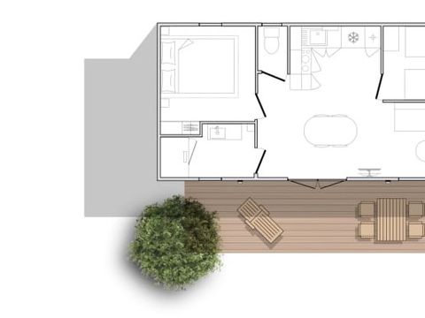 MOBILHOME 4 personnes - Hippocampe MOBILHOME 4 personnes - Hippocampe