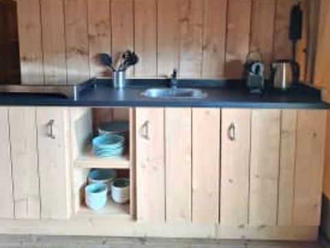 TENTE TOILE ET BOIS 6 personnes - Tente safari Flétan