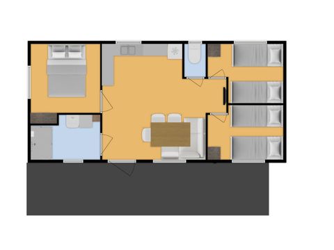 MOBILHOME 6 personnes - Mobil home Brochet