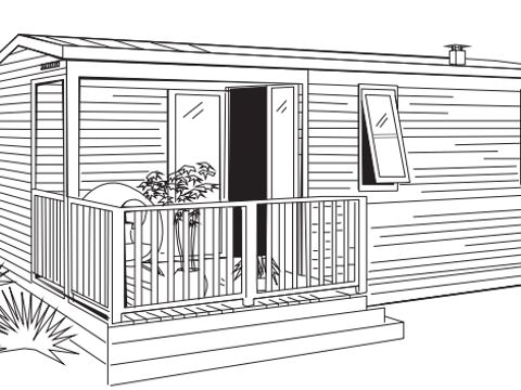 MOBILHOME 4 personnes - O'hara 784 TG