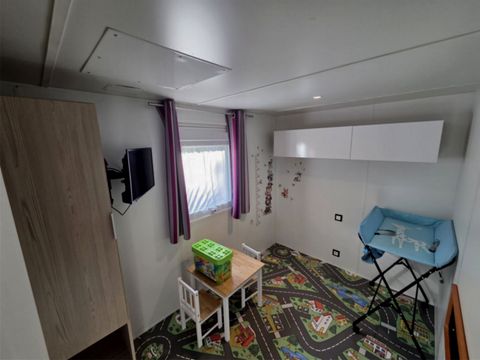 MOBILHOME 4 personnes - PIKI LODGE- 2 chambres 1 salle de jeux  Clim TV LV