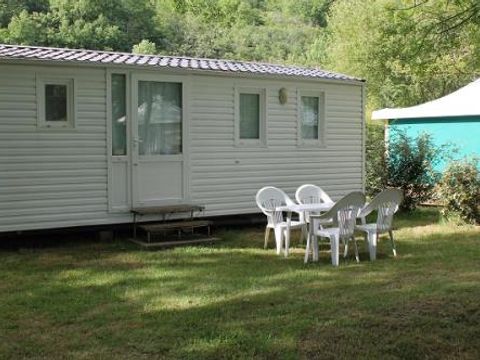 MOBILHOME 4 personnes - MH2 20 m² pas de terrasse (lits: 1 gd + 2 pts côte à côte)