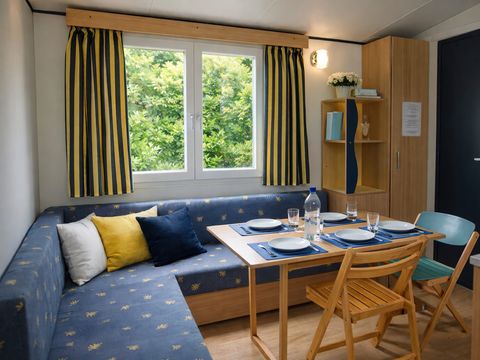 MOBILHOME 4 personnes - MH2 20 m² pas de terrasse - (lits: 1gd + 2 pts superposés)