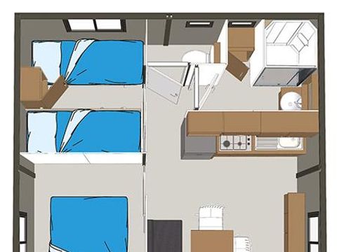 CHALET 5 personnes - THYM tout confort