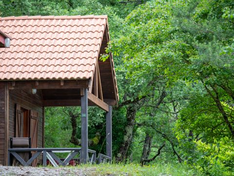 CHALET 5 personnes - Cabane Mezzanine Standard 25m² - 1 chambre + Terrasse couverte