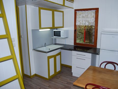 CHALET 5 personnes - Cabane Mezzanine Standard 25m² - 1 chambre + Terrasse couverte