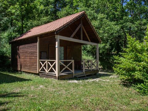CHALET 5 personnes - Chalet Standard Cabane mezzanine 25m² - 1 chambre + Terrasse couverte - 5/7 pers