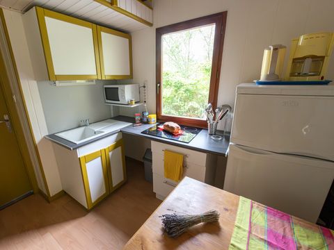 CHALET 5 personnes - Cabane Mezzanine Standard 25m² - 1 chambre + Terrasse couverte