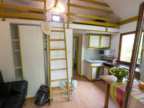 CHALET 5 personnes - Cabane Mezzanine Standard 25m² - 1 chambre + Terrasse couverte