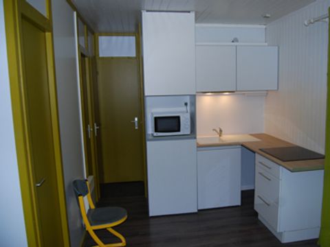 CHALET 5 personnes - Chalet Confort Authentik 34m² - 2 chambres + Terrasse couverte - 5/7 pers