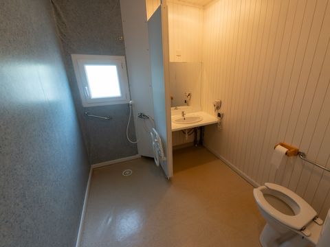 Chalet 2 personnes - Chalet pour personnes à mobilité réduite "l'O douce" 34m² - 1 chambre + terrasse couverte - 2/4 pers