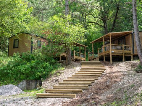 MOBILHOME 6 personnes - Mobil-home Premium Trendy 33m² - 3 chambres + terrasse couverte - 6 pers