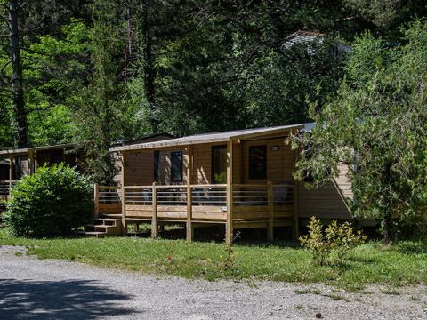 MOBILHOME 6 personnes - Mobil-home Premium Trendy 33m² - 3 chambres + terrasse couverte - 6 pers