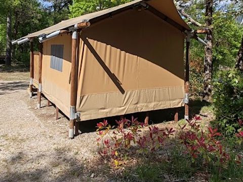 Tente en toile et en bois 2 personnes - Lodge Insolite Bivouac (sans sanitaires, sans cuisine) (1ch- 1/2pers) 1/2 pers