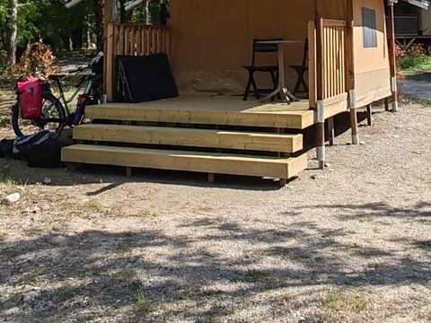 Tente en toile et en bois 2 personnes - Lodge Insolite Bivouac (sans sanitaires, sans cuisine) (1ch- 1/2pers) 1/2 pers