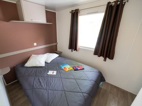 MOBILHOME 4 personnes - Mobil-Home Confort Cocoon Clim 28m² (2ch-4pers) + Terrasse couverte + Clim - Tarif 1 à 4 pers. 4 pers