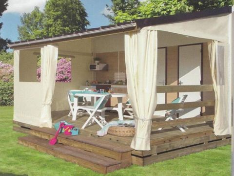 BUNGALOW TOILÉ 4 personnes - BEURDY 20 - sans sanitaires 21 m²