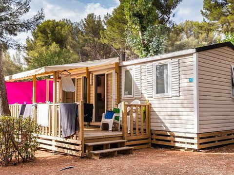 MOBILHOME 6 personnes - Comfort | 3 Ch. | 6 Pers. | Terrasse Lounge | Clim.