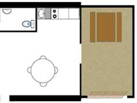 Chalet 6 personnes - Poisson : - 3 chambres - Lave vaisselle - TV