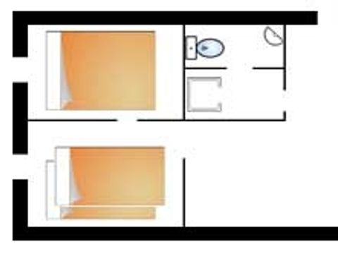 GÎTE 4 personnes - Gîte : dimanche-dimanche, 4 pers