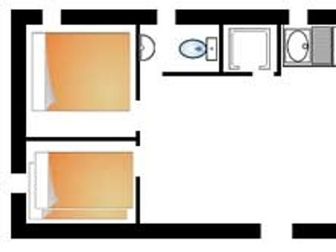 CHALET 6 personnes - Chalet Poisson : 3 chambres, 6 pers