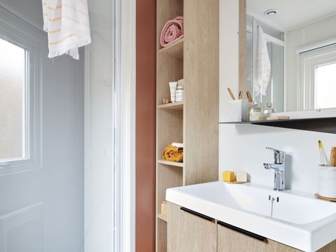 MOBILHOME 6 personnes - Crecy la Chapelle : LODGE 3 CHAMBRES - 1 SDB - 1TV 1/6 pers 