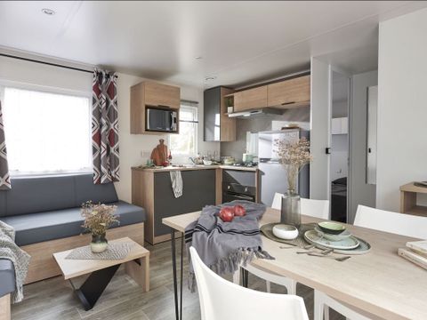 Mobilhome 1/6 personnes - Crecy la Chapelle : - LODGE - 3 chambres - 1 salle de bain - 1TV