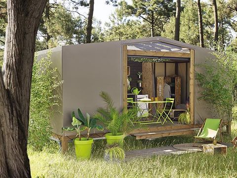 Tente en toile et en bois 4 personnes - MAORI
