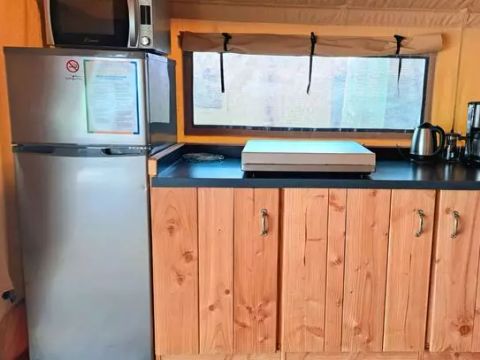 TENTE TOILE ET BOIS 5 personnes - Tente Eco Lodge | 2 Ch. | 4/5 Pers. | Sans SDB