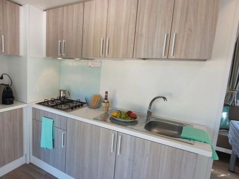 MOBILHOME 6 personnes - Comfort | 3 Ch. | 6 Pers. | Terrasse surélevée | 2 SDB | Clim.