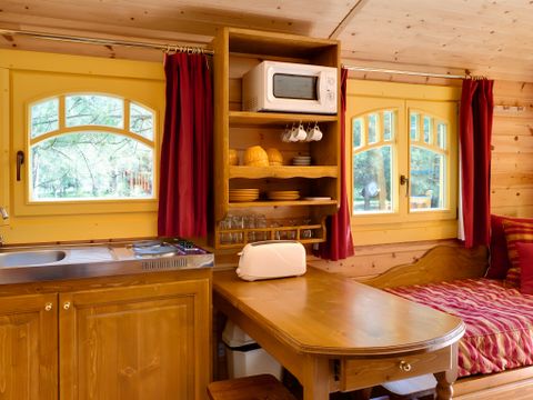 Hébergement 5 personnes - Roulotte