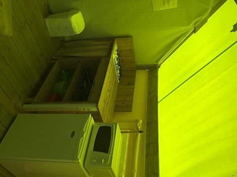 Tente en toile et en bois 5 personnes - Ecolodge Junior