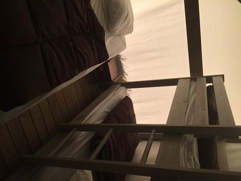 Tente en toile et en bois 5 personnes - Ecolodge Junior