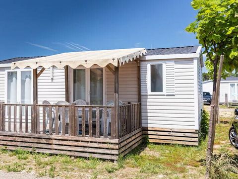 MOBILHOME 6 personnes - Comfort | 2 Ch. | 4/6 Pers. | Terrasse surélevée | Clim.