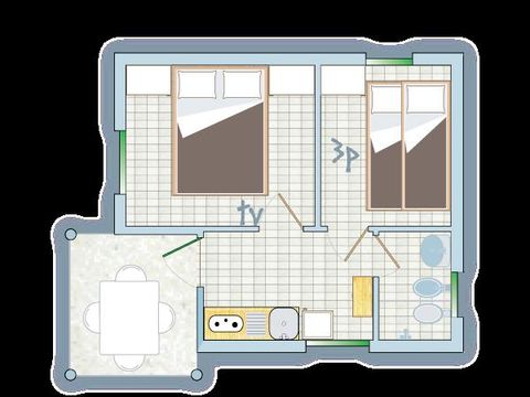BUNGALOW 2 personnes - ULISSE