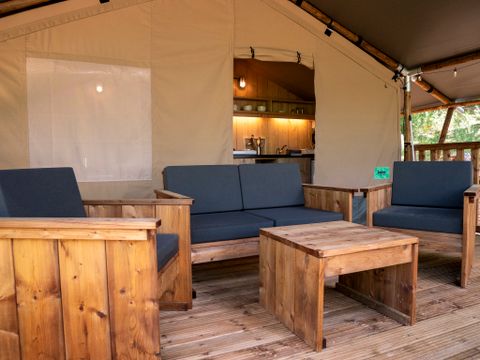 LODGE 4 personnes - Safari Lodge LUXE avec sanitaires
