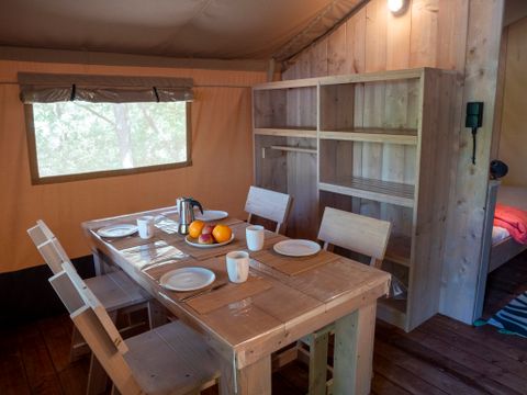 LODGE 4 personnes - Safari Lodge LUXE avec sanitaires