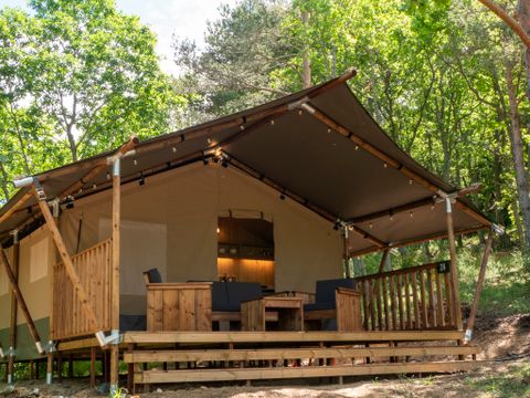 LODGE 4 personnes - Safari Lodge LUXE avec sanitaires