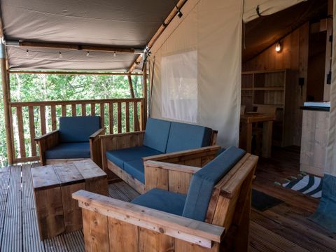 LODGE 4 personnes - Safari Lodge LUXE avec sanitaires