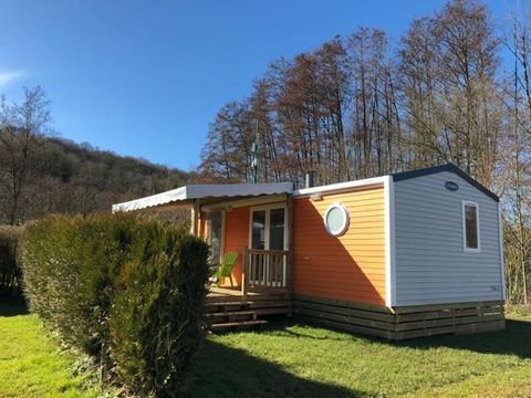 MOBILHOME 4 personnes - PREMIUM - 2 chambres - TV - avec terrasse couverte - lave vaisselle 1/4 pers